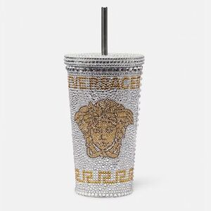 Versace crystal medusa travel cup